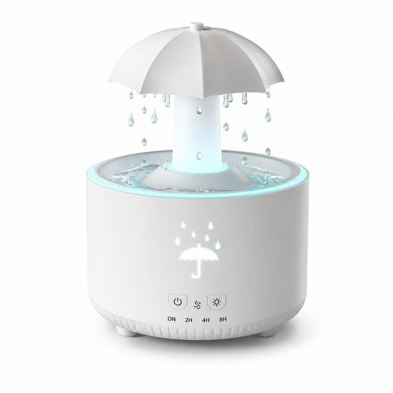Rotating Rain Cloud Humidifier – LED Aroma Diffuser with Ultrasonic Mist