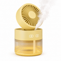 Portable Cooling Fan with Mist – USB Rechargeable Air Cooler & Humidifier