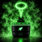 Volcano Flame Aroma Diffuser Smoke Ring Humidifier with Crack Light